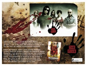 Shelf-talker for THE FIVE
